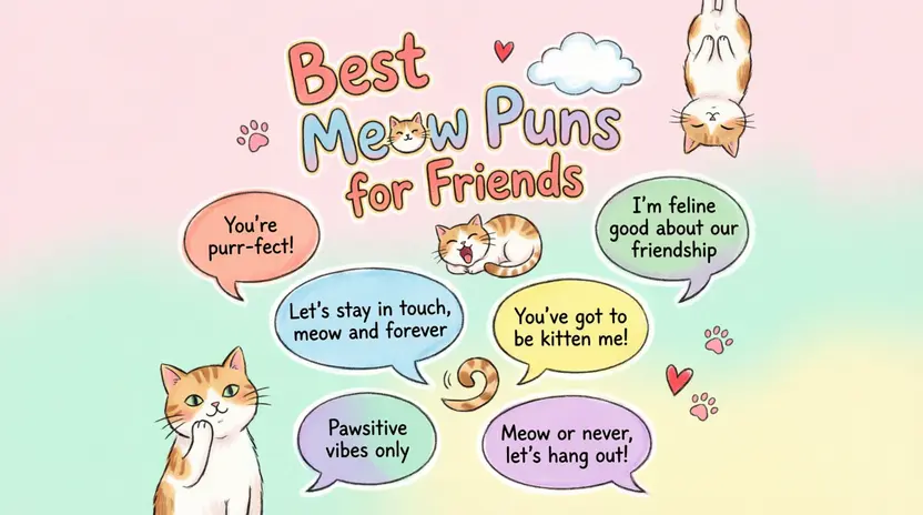 Best Meow Puns for Friends