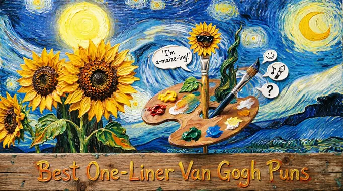 Best One-Liner Van Gogh Puns