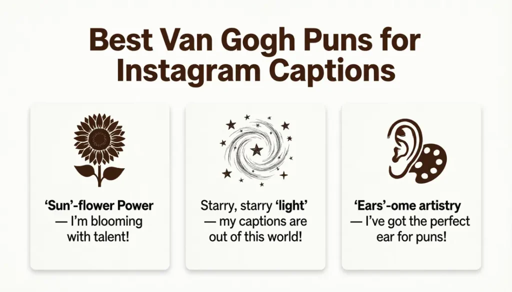 Best Van Gogh Puns for Instagram Captions