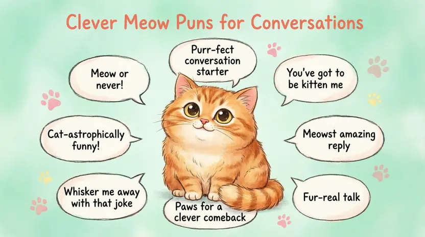 Clever Meow Puns for Conversations