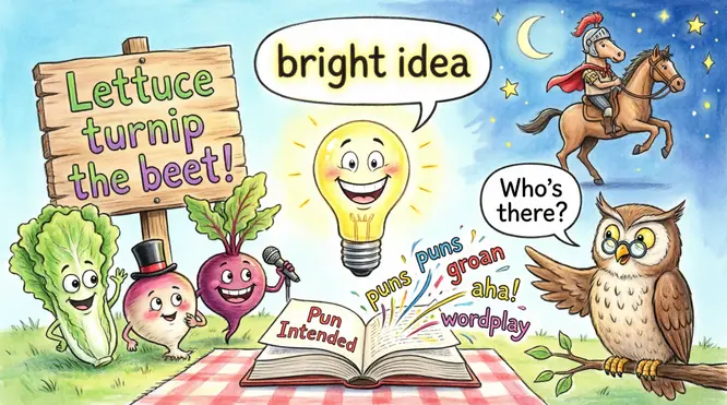 Clever Wordplay Pun Jokes