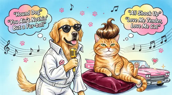 Elvis Pet Puns