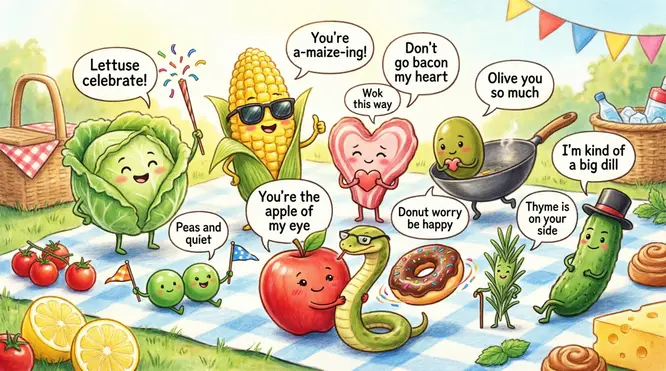 Food Wordplay Puns Everyone Loves