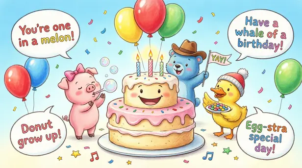 Funny Birthday Puns for Kids