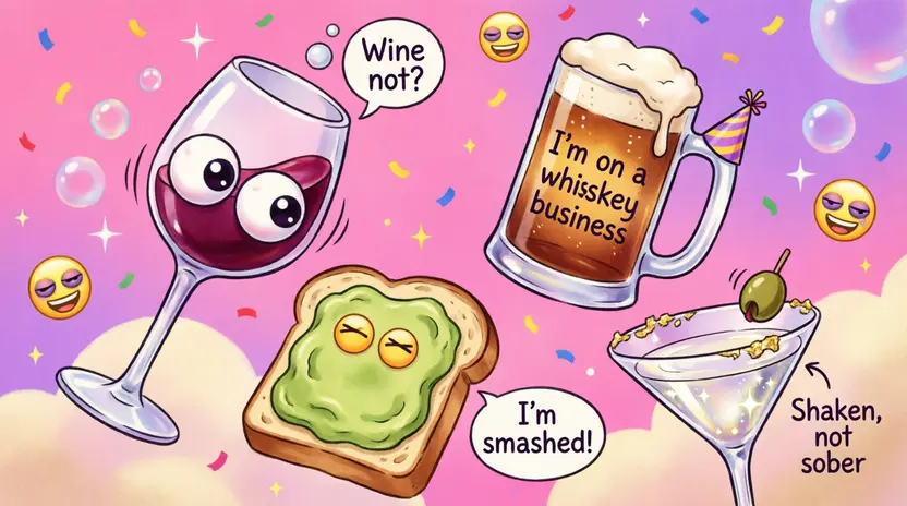 Funny Drunk Puns for Instagram Captions