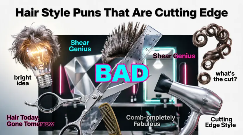 Hair Style Puns That Are Cutting Edge 