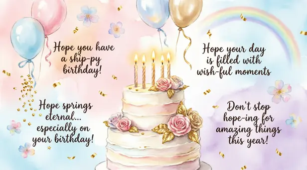 Hope Puns for Birthday Wishes