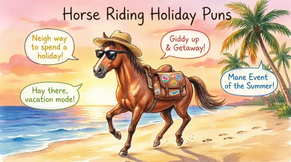 Horse Riding Holiday Puns