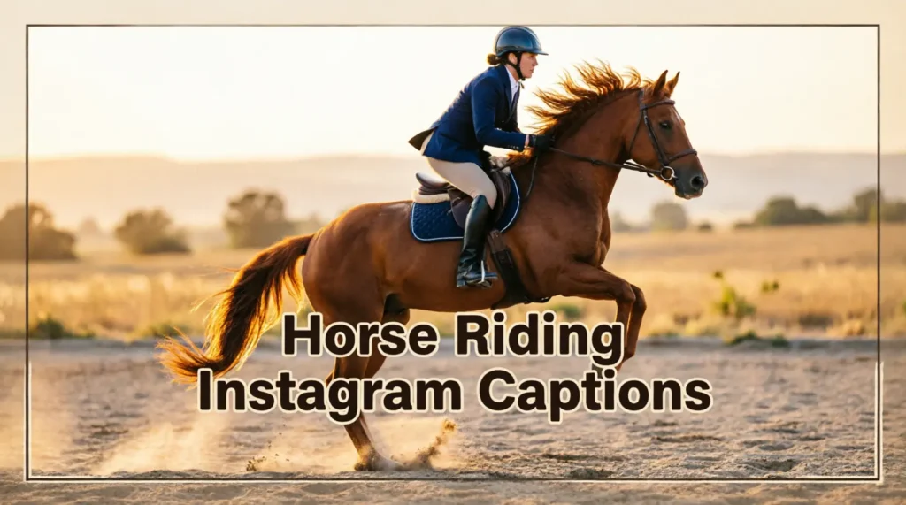 Horse Riding Instagram Captions