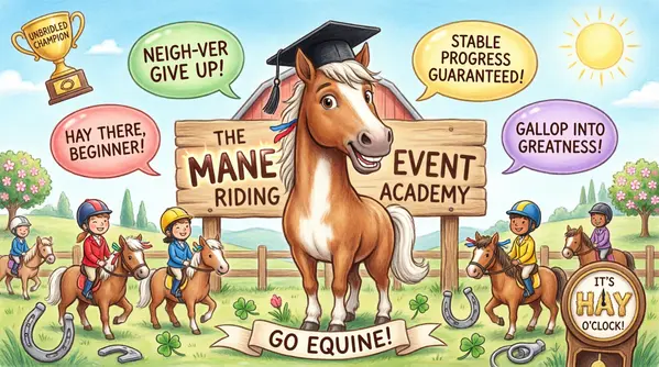 Horse Riding School Puns