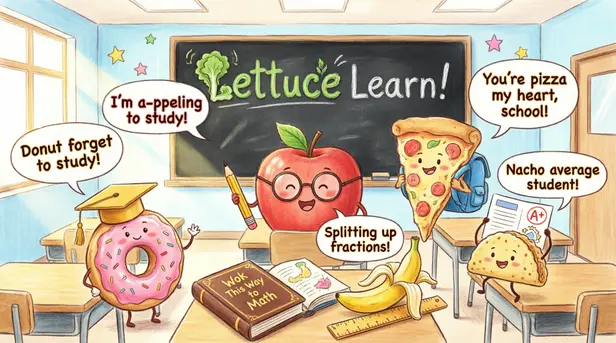 Hungry Puns for School Fun