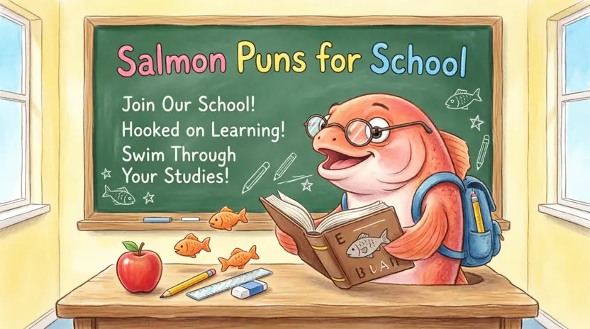 Salmon Puns for School