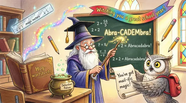 School-Themed Wizard Puns