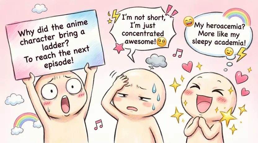 Short Funny Anime Jokes