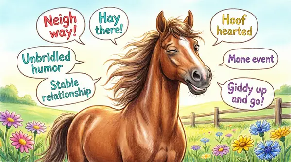 Short Funny Horse Puns