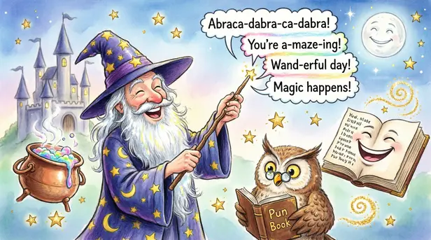 Silly Wizard Puns for Fun