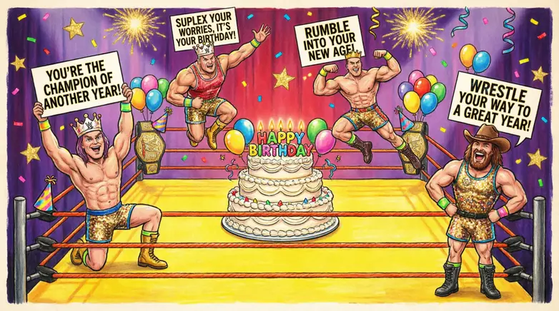 WWE Birthday Puns 