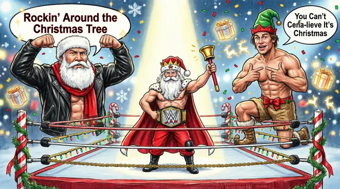 WWE Holiday Puns 