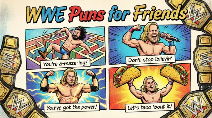 WWE Puns for Friends