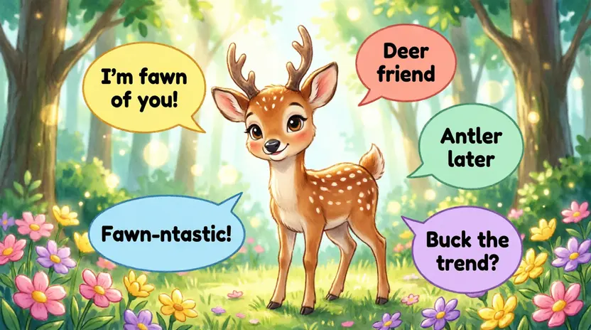 Bambi Puns for Social Media Posts