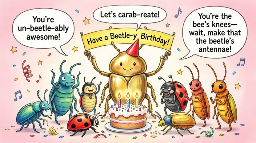 Beetle Birthday PunsĀ