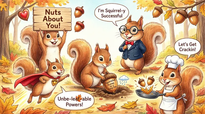 Best Animal-Inspired Squirrel Puns