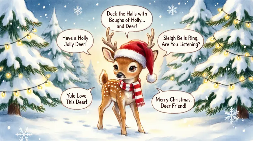 Christmas Bambi PunsÂ
