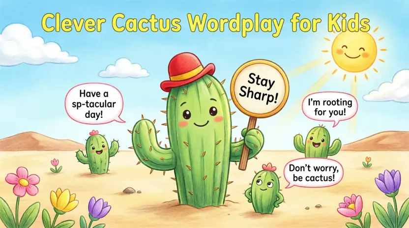 Clever Cactus Wordplay for Kids