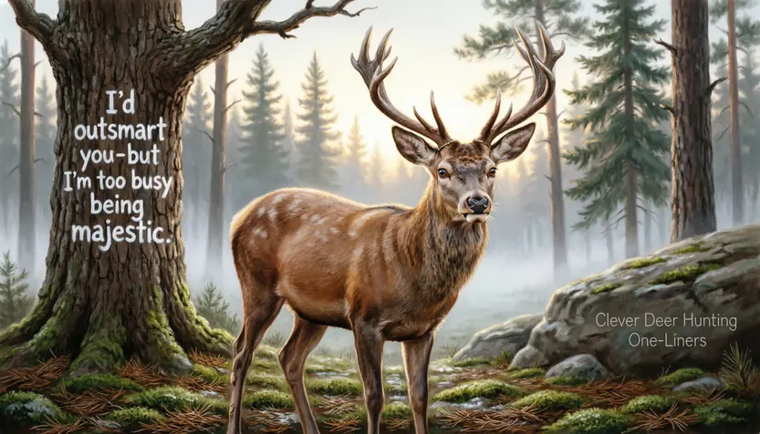 Clever Deer Hunting One-Liners 