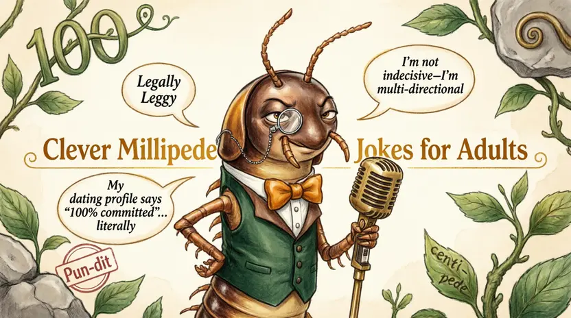 Clever Millipede Jokes for Adults