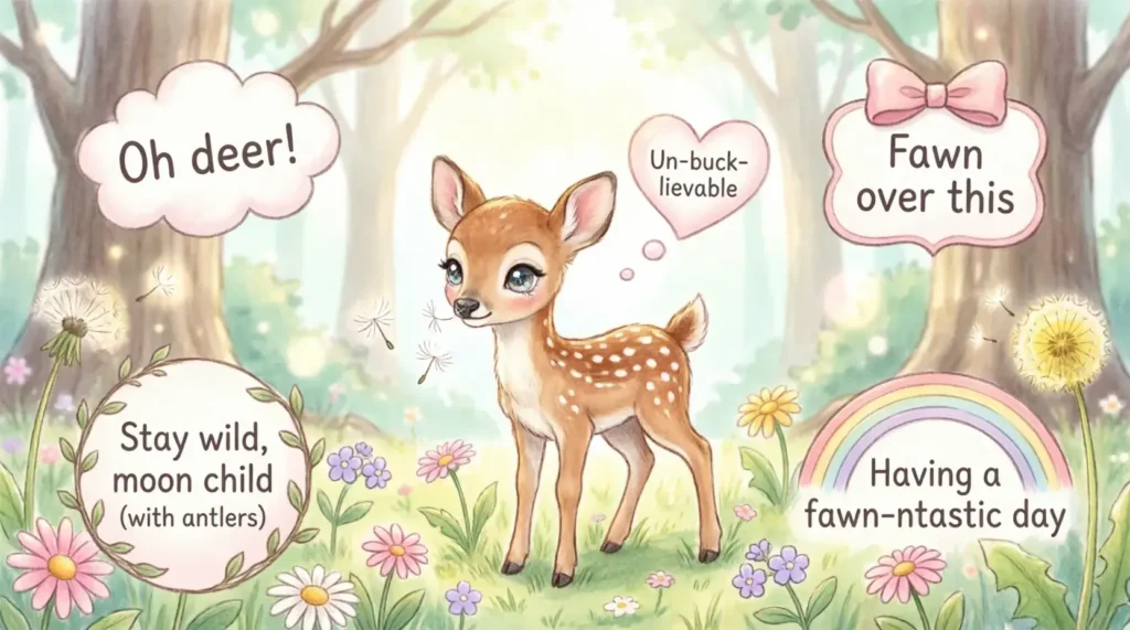 Cute Bambi Puns for Instagram CaptionsÂ