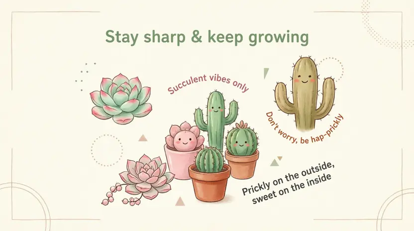 Cute Cactus Puns for Instagram Captions