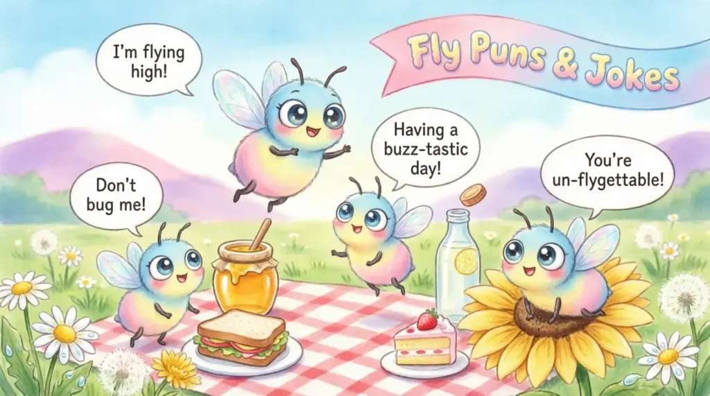 Cute Fly Puns and Jokes