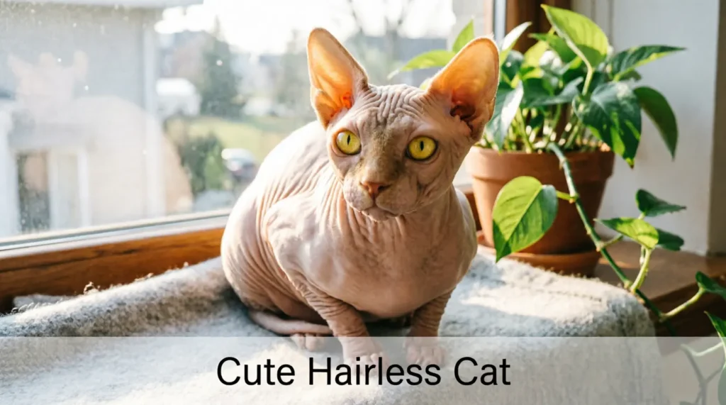 Cute Hairless Cat Captions