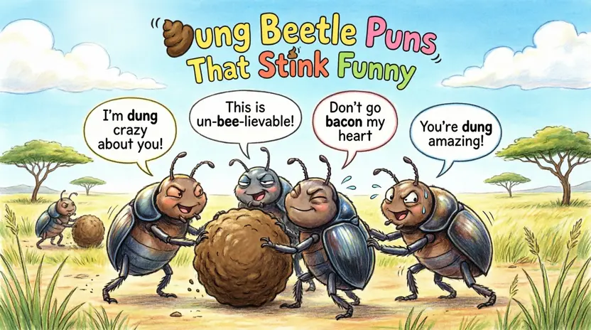 Dung Beetle Puns That Stink FunnyĀ