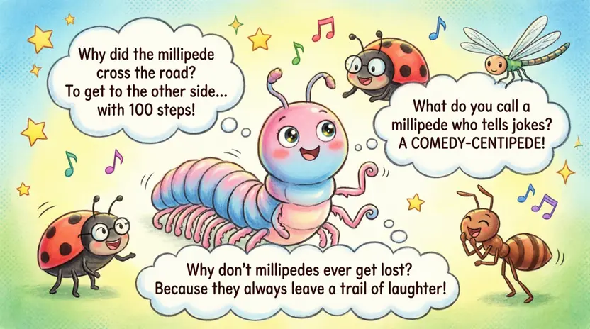 Funny Millipede Jokes for Kids