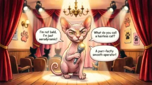 Hairless cat jokes