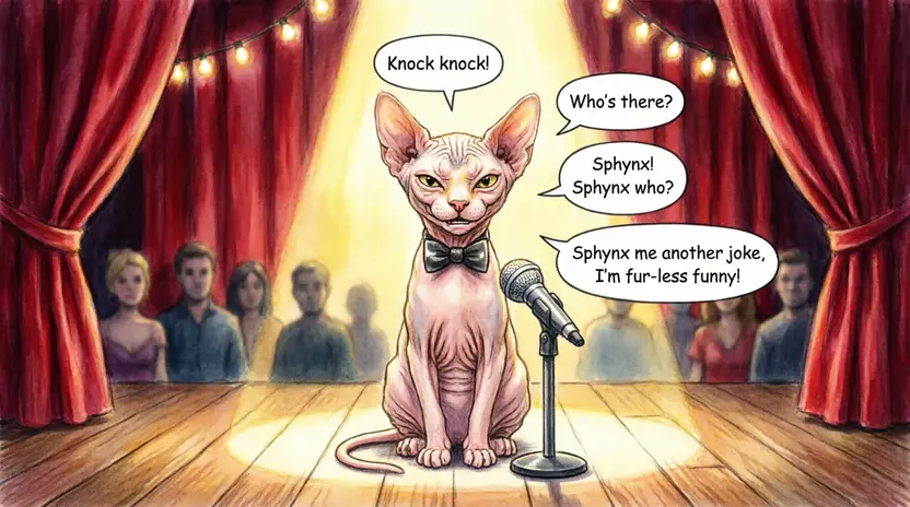 Hairless Cat Knock-Knock Jokes