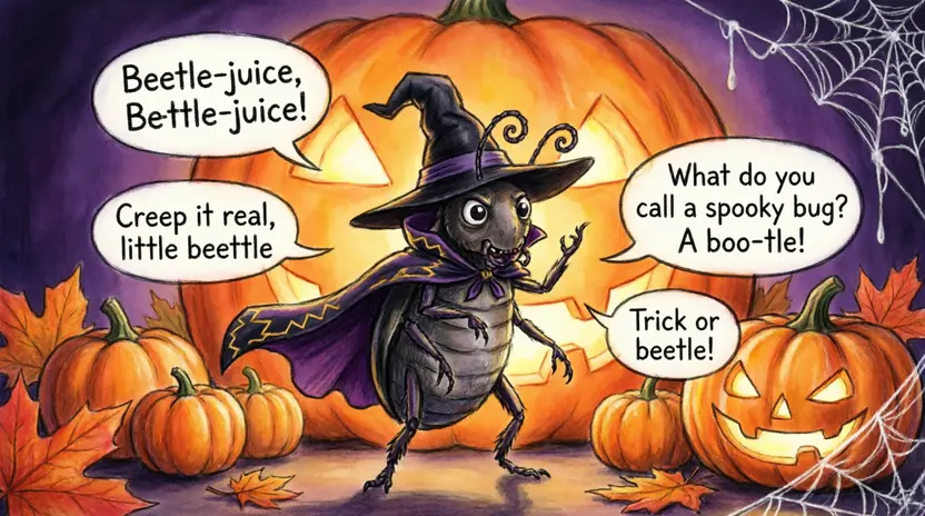Halloween Beetle PunsĀ