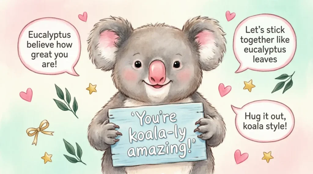 Koala Bear Puns for FriendsĀ