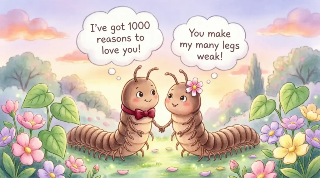 Millipede Love Puns and Romantic Jokes