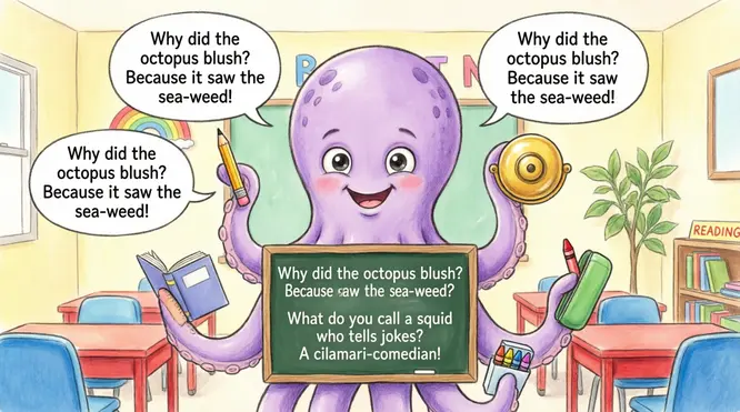 School-Friendly Tentacle Jokes