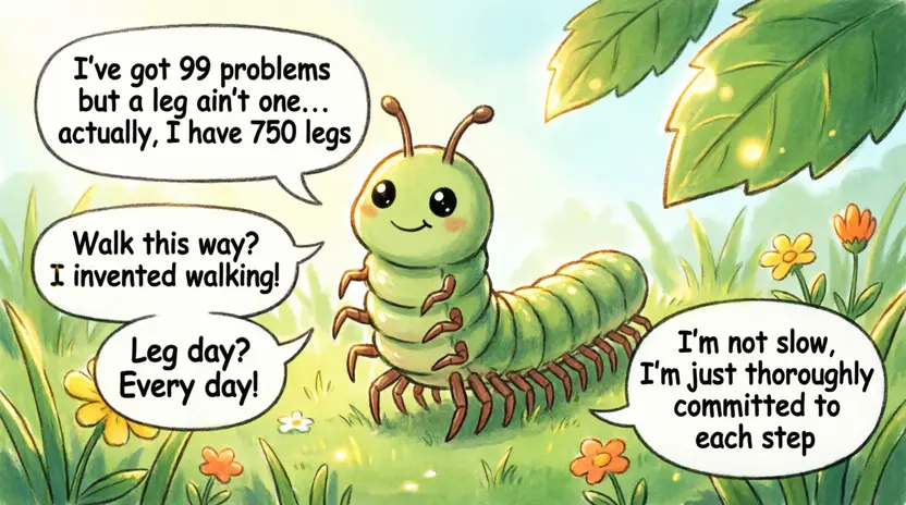 Short Millipede One-Liners
