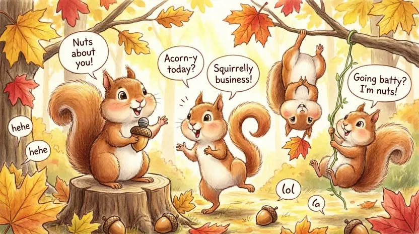 Short Squirrel Puns for Quick Laughs