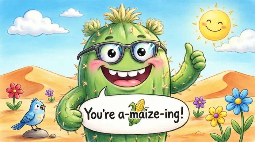 Silly Cactus Humor for Kids Conversations