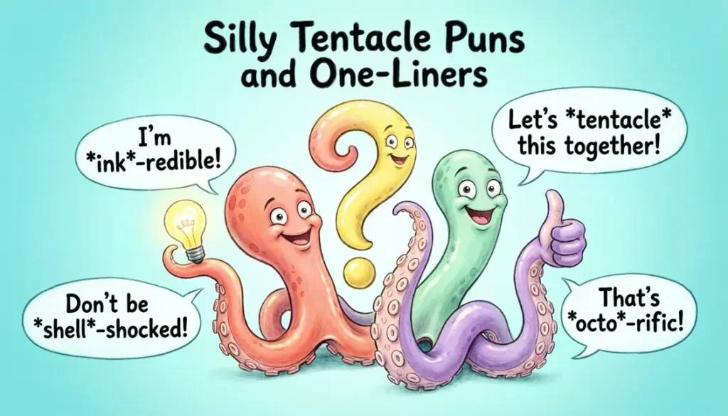 Silly Tentacle Puns and One-Liners
