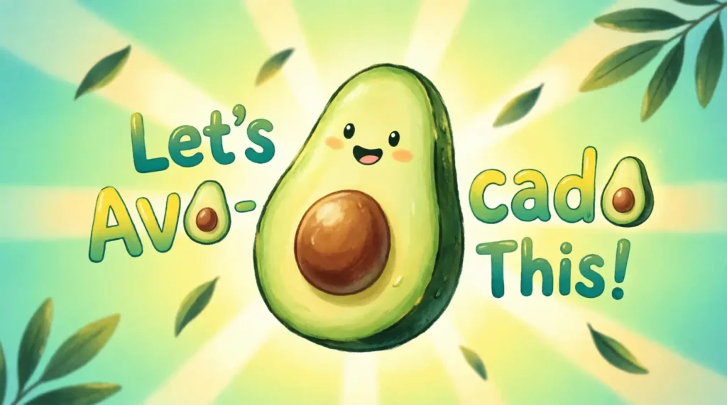 Avocado Motivational Puns