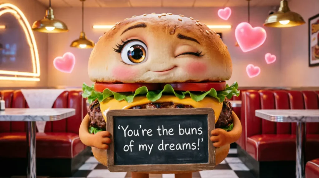 Cheeseburger Pick-Up Lines