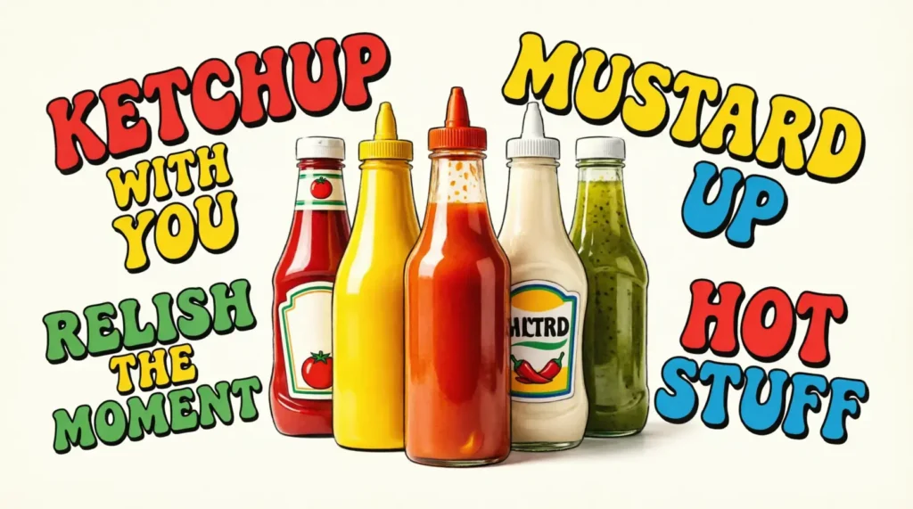 Condiment Puns Captions