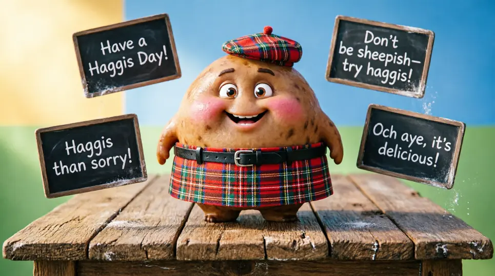 Cute Haggis Puns